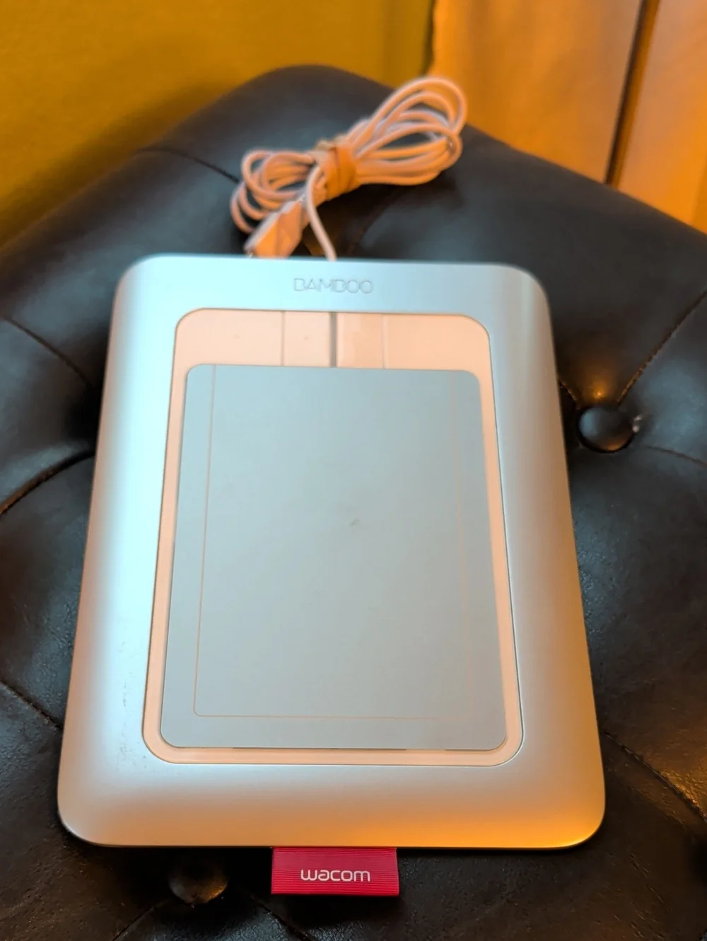 Bamboo Silver Graphic Tablet - Compact USB Drawing Pad
